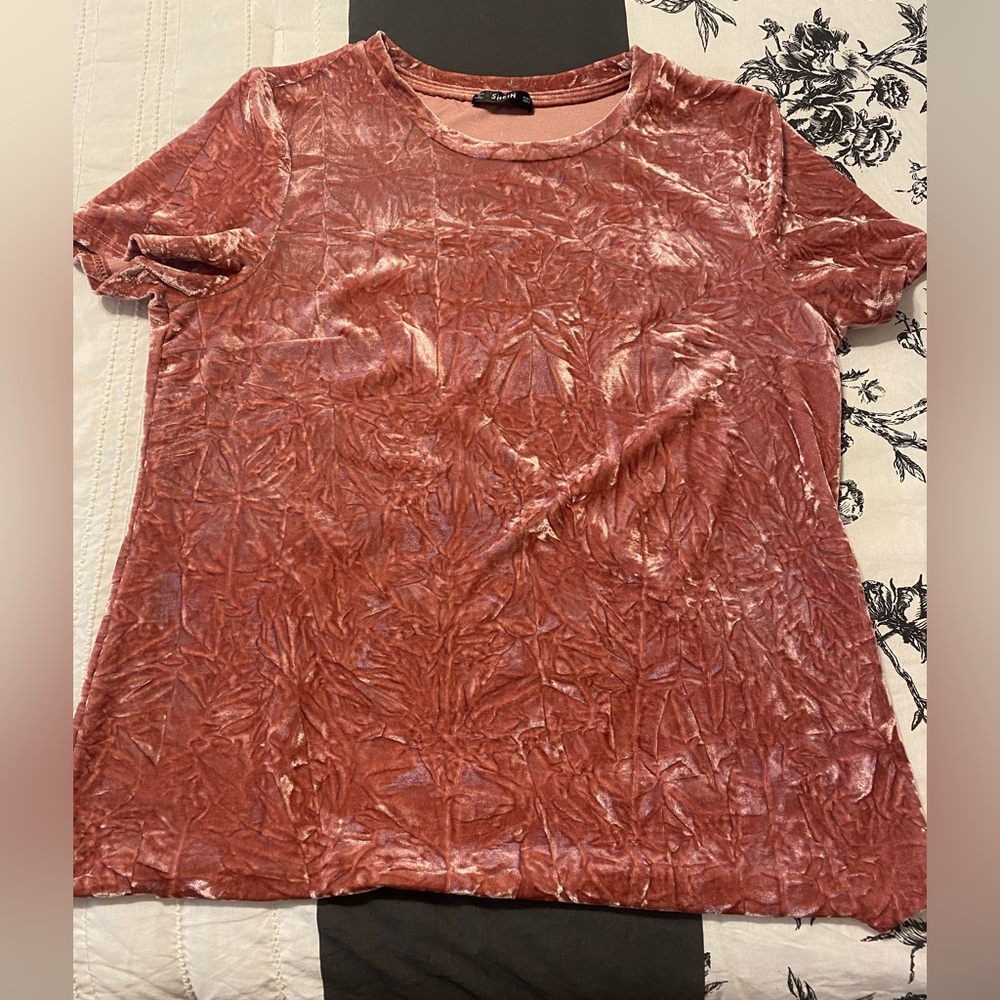 SHEIN velvet top